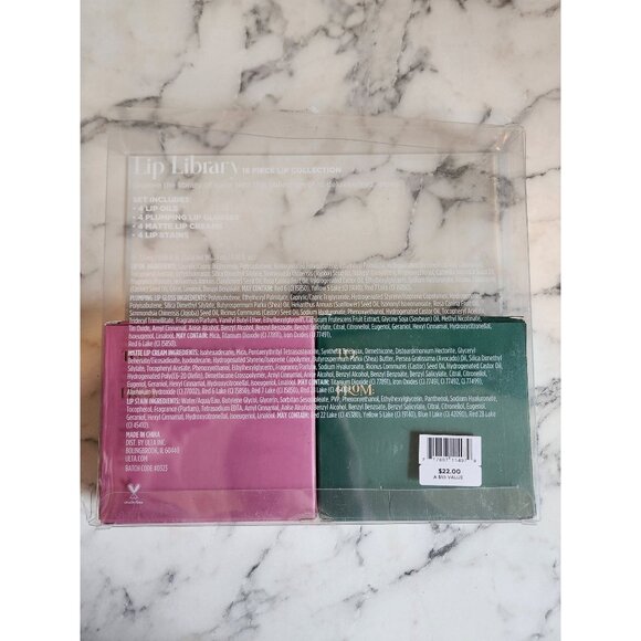 Ulta Beauty Lip Library 16-Piece Set Matte Lip Cream & Lip Stain Gloss - Picture 2 of 10